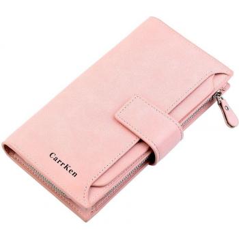 Cartera de Piel de Nobuk para Mujer, 6 Colores Disponibles
