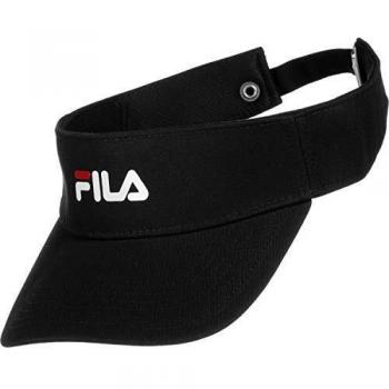 Fila T-Shirt Nero Cotone Logo Bianco