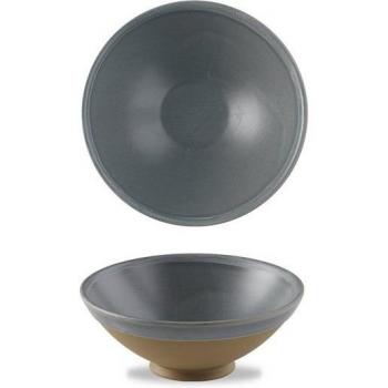 Churchill Emerge Seattle Grey 7 7/8 Footed Bowls