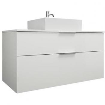 Lavabo Quadrato a Centro Ceramico Burgbad