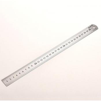 Edelstahl Messlineal 30cm