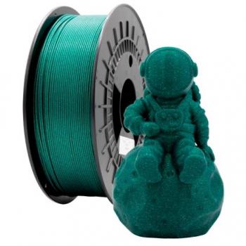Filamento 3D PLA Glitter Verde – 1.75 mm × 1 kg (Bobina)