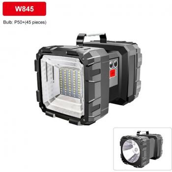 Lampadaire portable 150 000 Lumen, LED, double tête, étanche