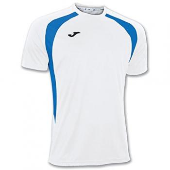 Joma Herren Kurzarm-Top 100014.207 – Kombinationsfarbe Blanco-Royal, 4XS‑3XS