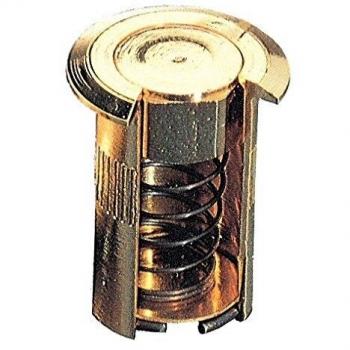 Pozzi ottone a molla, misura 6 mm, pezzi 50