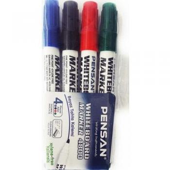 Marqueurs pour tableau blanc PENSAN 4 pièces 4800-1 YU V.U O