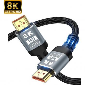 HDMI 2.1 Kabel 8K 60Hz 4K 120Hz Splitter für Gaming Konsolen RTX 3080 PS5 PS4 Xbox Switch 0,5/1/1,5/2/3/5m
