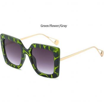 Gradient Sunglasses Female Retro Style