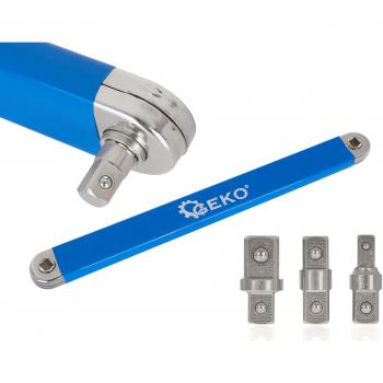Bricoline clé à rallonge argentée Geko 390 mm