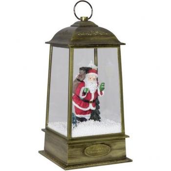 Monopol® LED‑Laterne Schneidlicht „Goldener Santa“ – Innen
