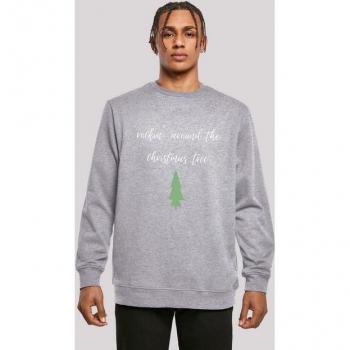 F4NT4STIC Rockin Around the Christmas Tree Kapuzenpullover Herren S Grau – casual Obermaterial 50/50 Baumwolle-Polyester