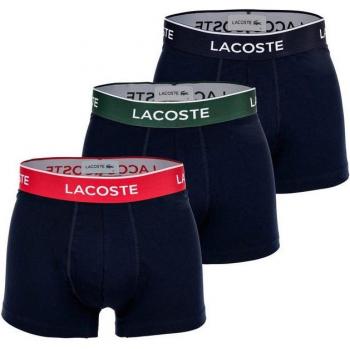 Boxer Lacoste Décoratif – 3 exemplaires – S – Bleu Marine