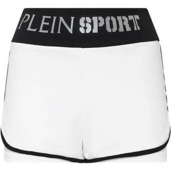 Pantaloni Plein Sport Elegante Nero e Bianco