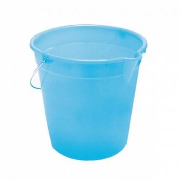 Récipient Rond 15 L de Nettoyage Domestique avec Bec