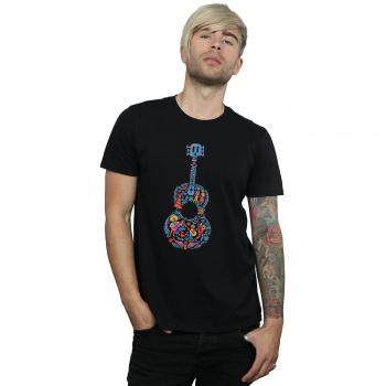 Camiseta de Hombre Disney Coco Guitarra Negra Mediana