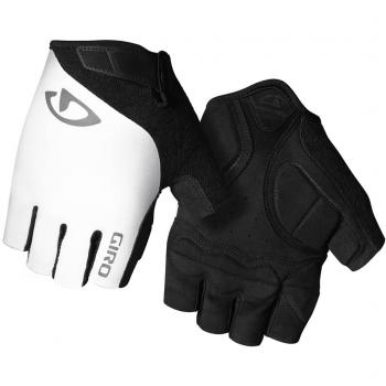 Guantes Cortos Giro Jag Blanco y Negro para Hombre