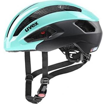 Uvex Rise cc Helm für Erwachsene, 52-57 cm, aqua/black matt