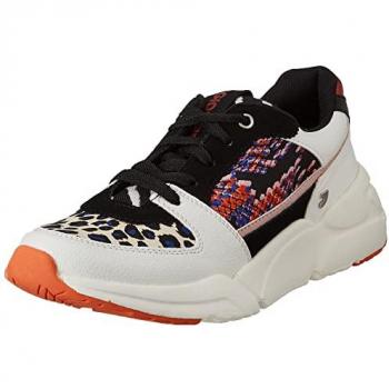 Zapatillas Deportivas Multicolor para Mujer GIOSEPPO 67715-NOCHER con Estampados y Detalles en Blanco, Negro, Rojo, Azul y Rosa