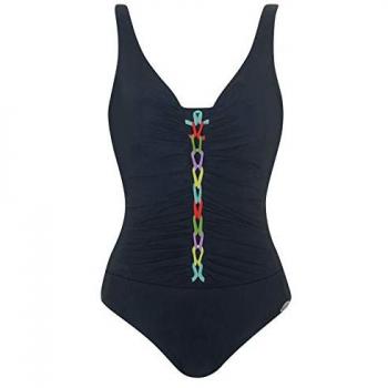 SUNFLAIR Damen Bikini 44D – Schwarz & Multicolor