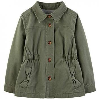 Jacket Leggera in Twill Green, 4T – Carter's