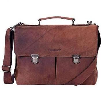 DSTRCT Wall Street Corporate Travel Bag – 15.6” Brown