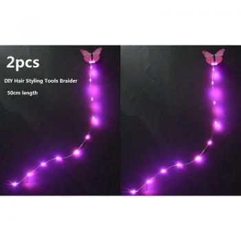 Tira de luces neón para cabello