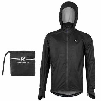 Hoodie waterproof noir L