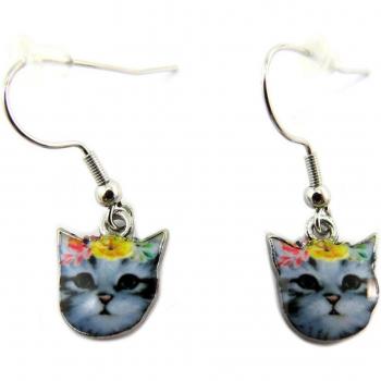 Lily P7004 Joyas Coloridas de Gato Azul 12x10