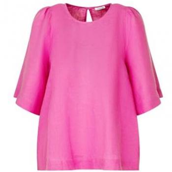 Shirtbluse SEIDENSTICKER Schwarze Rose Damen Kurzarm Bluse