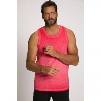 Men's Red Plus Size Slub Cotton Knit Tank, Size XL, JP1880