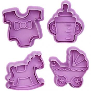Conjunto de Cortadores de Corazón y Flor