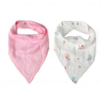Set de 2 Bandanas en Bambú para Bebé