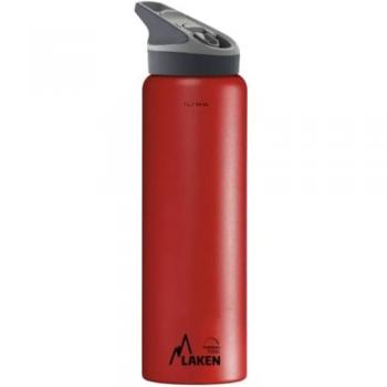 Laken 1L Red Metal Water Bottle