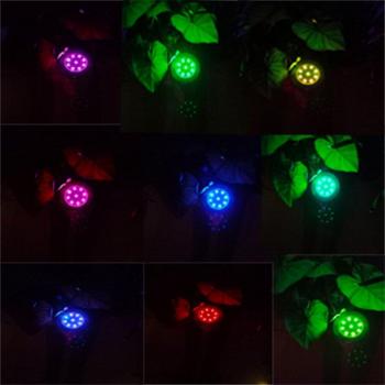 Wasserfeste RGB‑Hintergrundbeleuchtung – 8 LED, drahtlos, für Treppen & Garten