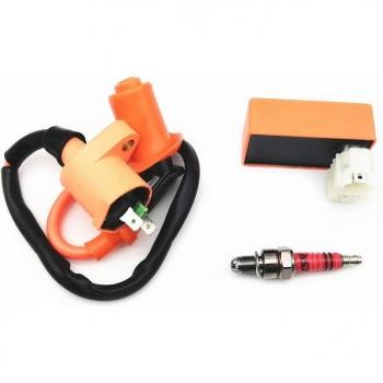 GY6 50cc 125cc 150cc CDI Coil Spark Plug Package