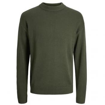 Jack & Jones Einfarbiger Rundhals-Pullover Herren