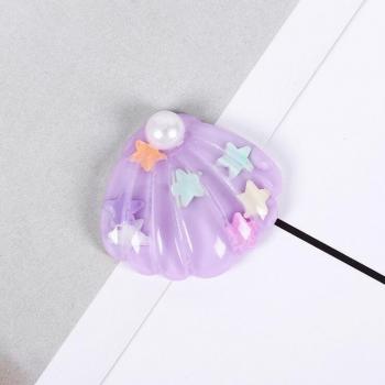 Mixed Color Resin Shells for Scrapbooking