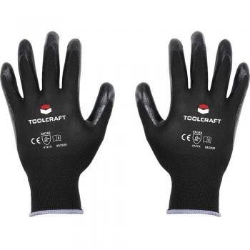 TOOLCRAFT Arbeitshandschuh Polyester-Nitril Größe 8 EN 388 CAT II