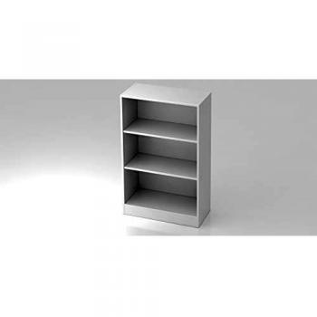 Regal 3OH Sockelblende Weiß Aktenregal Archivregal Ordnerregal