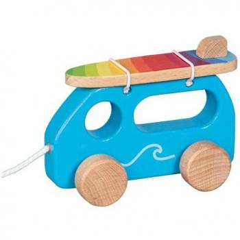 Goki Surfer Van à tirer en bois