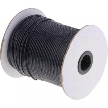 Fil de perles cirées 80 m, 2 mm, pour travaux de bijouterie DIY et macramé