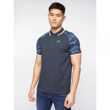 Crosshatch Men’s Olive Camo Polo (Cramdark)