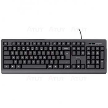 Keyboard Trust 24639 Office USB Nero