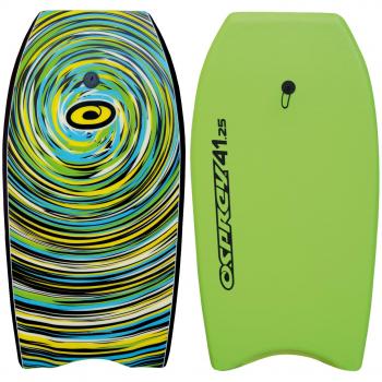 Osprey Green 41 Bodyboard for All Genders – Slick Boogie & Crescent Tail with Leash