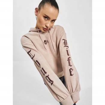 Thug Life Hoodie Caution Dusk Rose 2XL