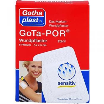 Gota-Por Pflaster steril 7,2cm x 5cm, 5 Stück