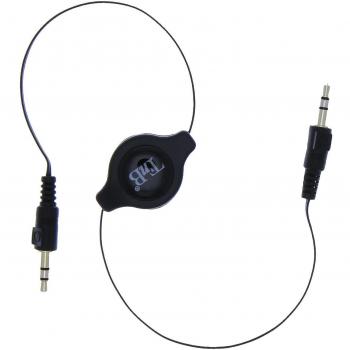 Jack 3,5 mm vers Jack 3,5 mm TNB rétractable 1 m