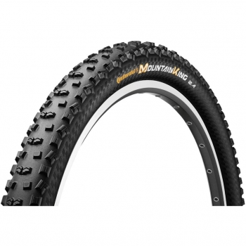 Continental Mountain King II 2.4  26” Trail Tire – Black/Black Skin
