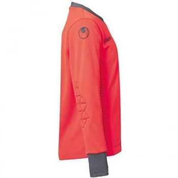 Uhlsport Score Ensemble de Gardien de But Mixte Enfant Fluo Rouge/Gris XXS