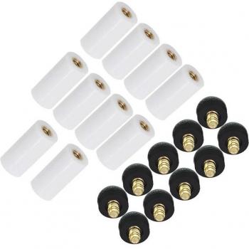 Pack 10 Embouts de Queue à Visser – Billard & Bâton Pool